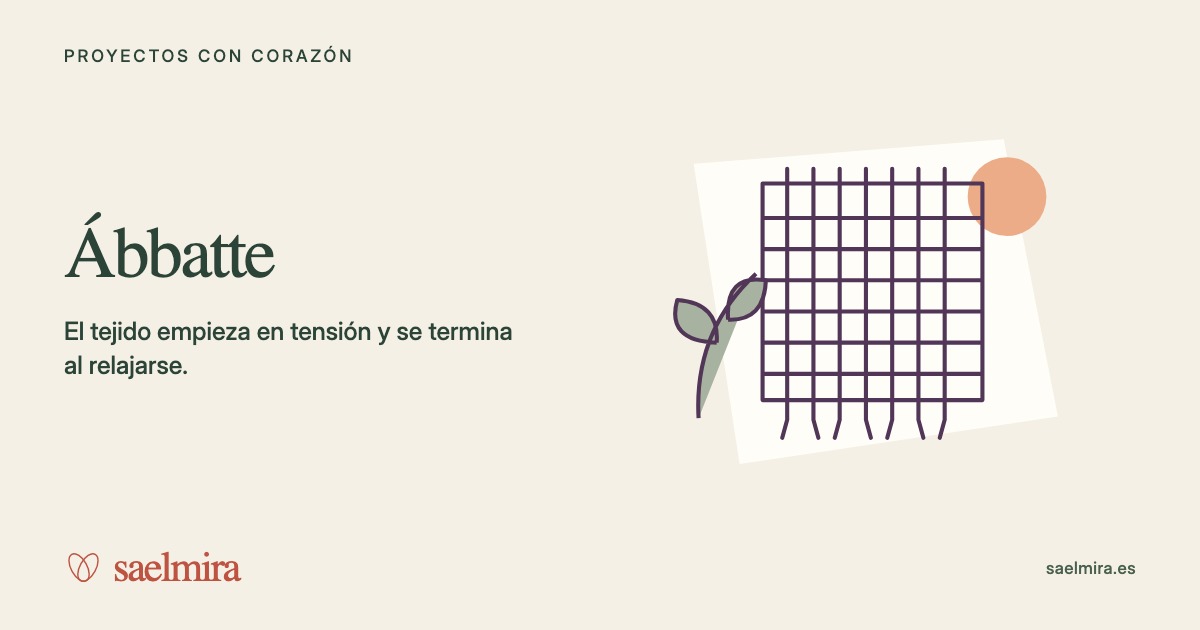 Ilustración de Ábbatte con su nombre y la firma de Saelmira.
