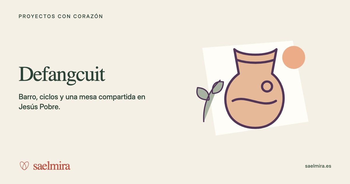 Ilustración de Defangcuit con su nombre y la firma de Saelmira.