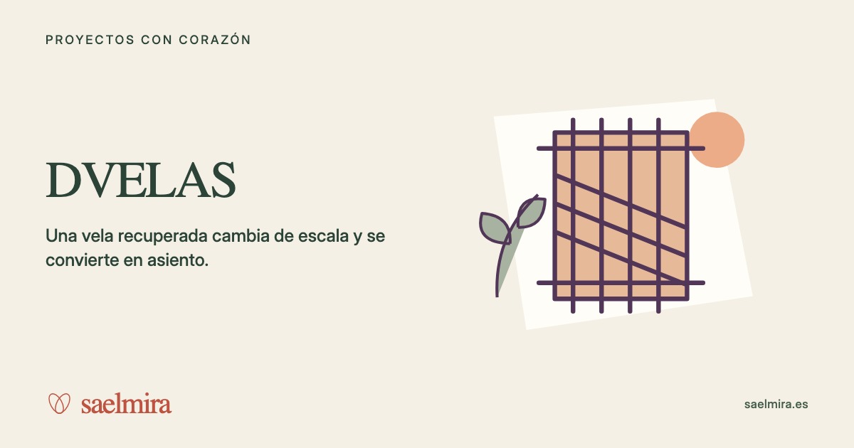 Ilustración de DVELAS con su nombre y la firma de Saelmira.