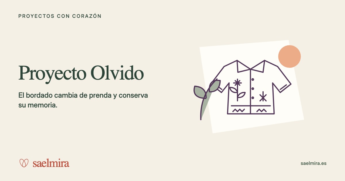 Ilustración de Proyecto Olvido con su nombre y la firma de Saelmira.