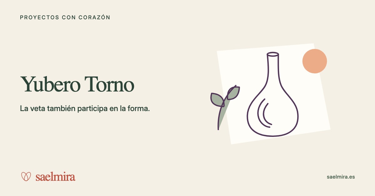 Ilustración de Yubero Torno con su nombre y la firma de Saelmira.